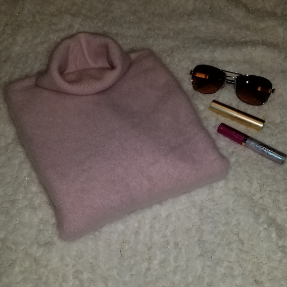 Pink Prive Cashmere Turtleneck Sweater - Picture 6 of 7